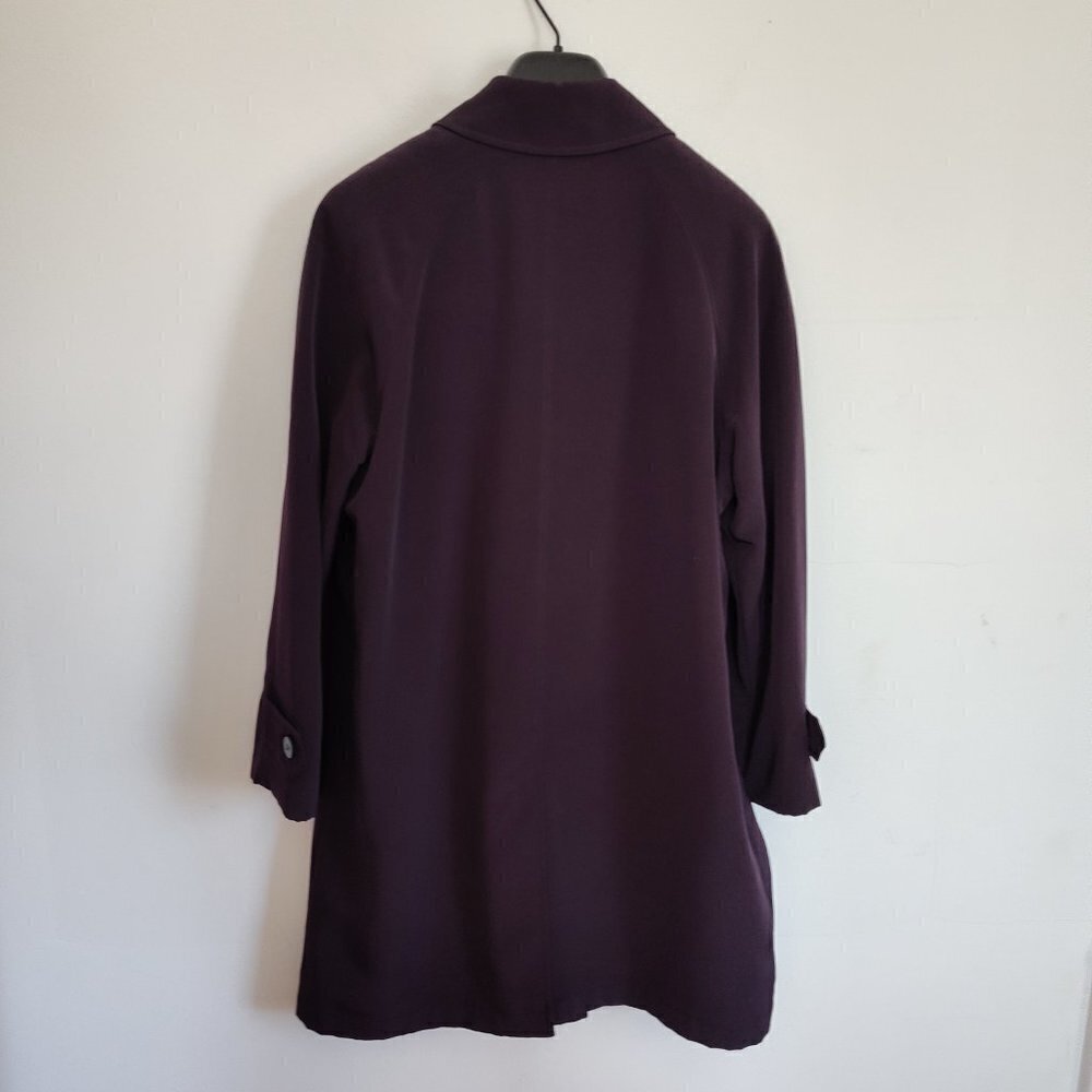 London Fog Purple All-Weather Coat - Picture 4 of 8